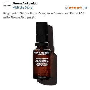 Grown Alchemist Brightening Serum in White Packaging